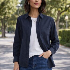 NWOT: Rag & Bone Max Blue
Button Front Shirt in Size Small